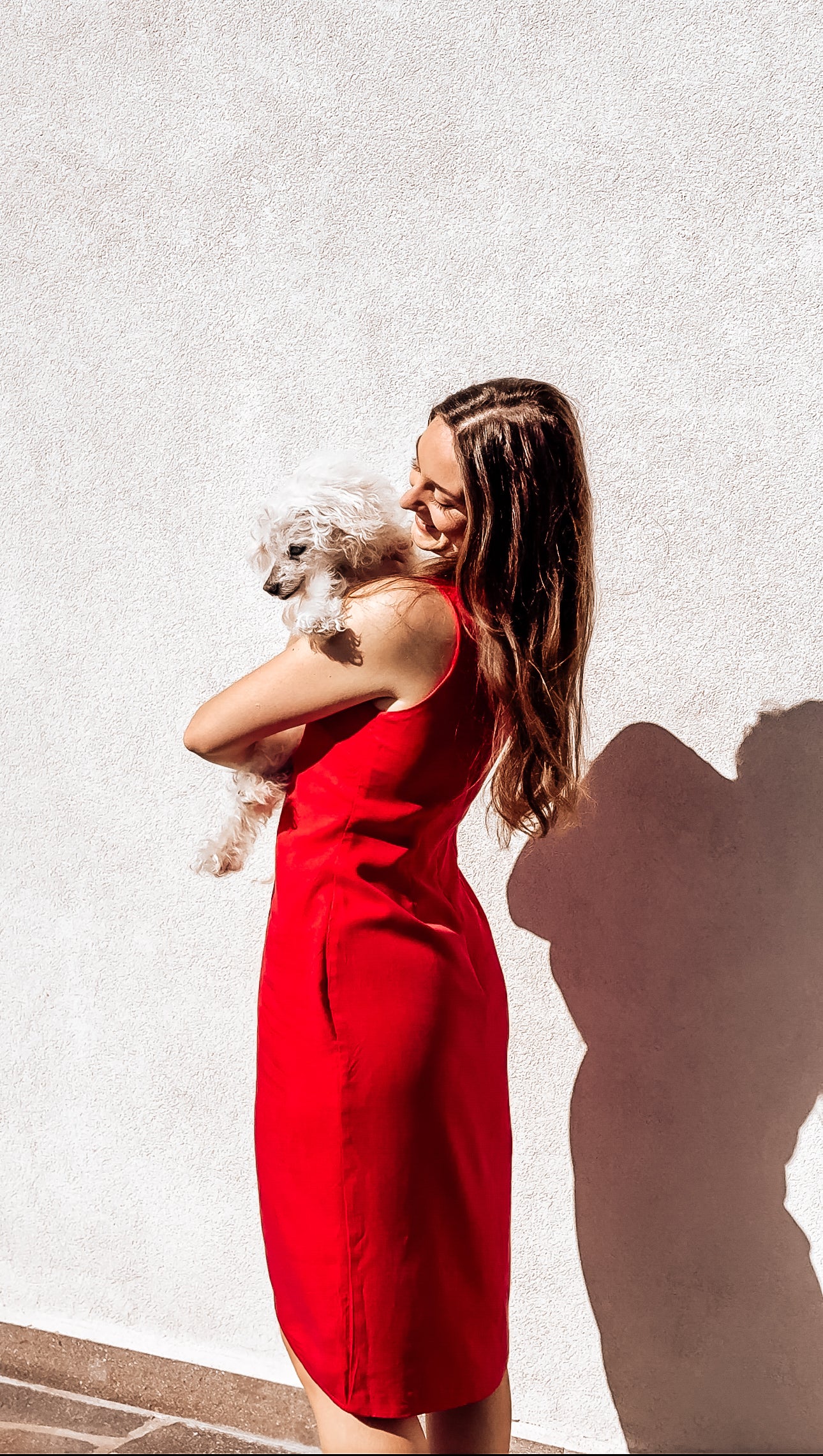 Abito a tubino in Tencel™ Lyocell con chiusura a portafoglio e arricciamento sul davanti