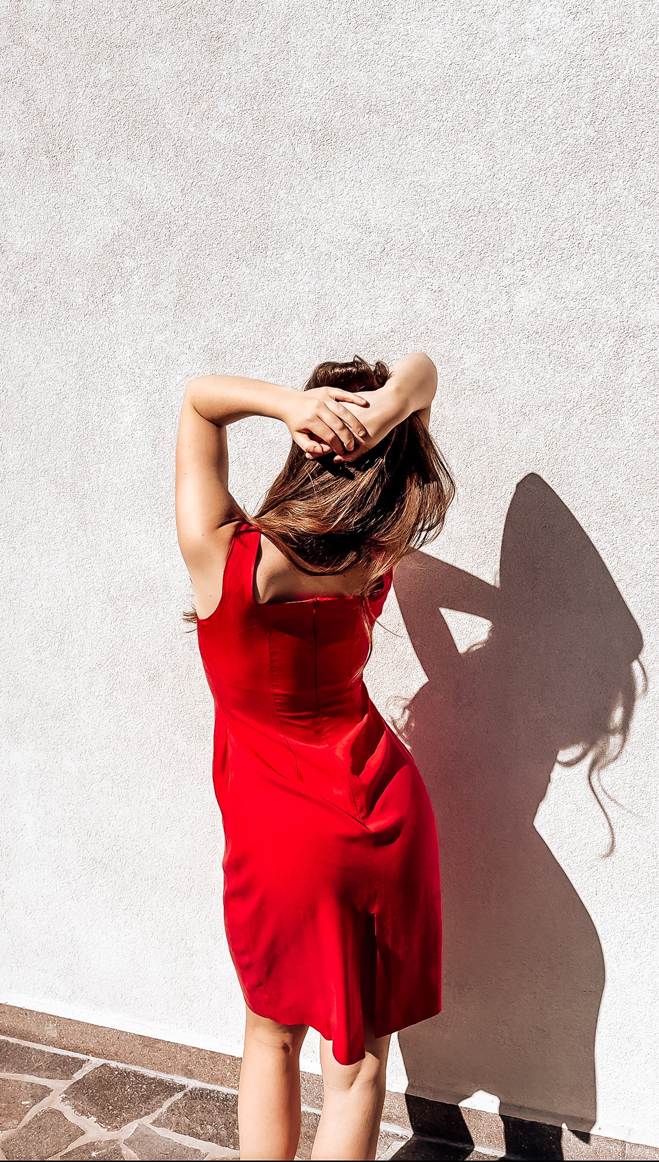 Abito a tubino in Tencel™ Lyocell con spacco posteriore